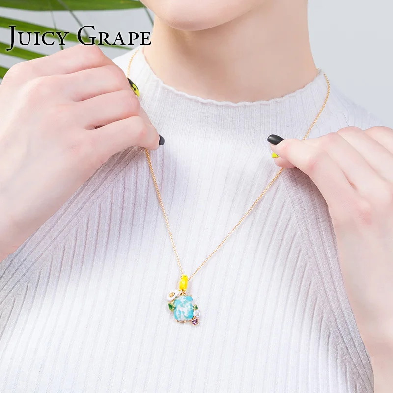 Yellow Bird Natural Stone Inlay Flower Necklace Gifts Fashion Jewelry For Women | Украшения и аксессуары