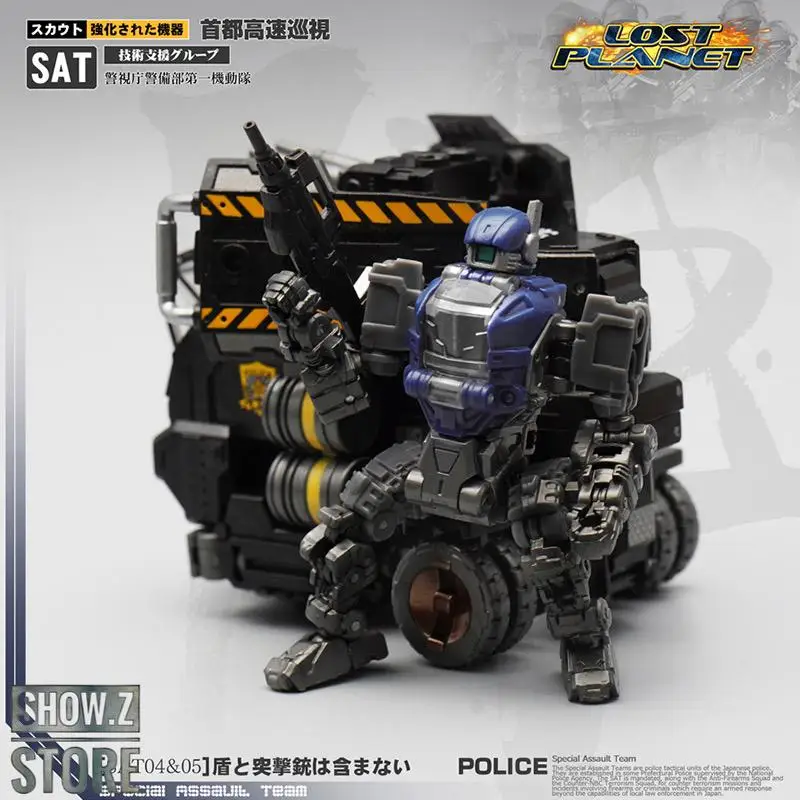 [Show. Z Store] MechFansToys MFT Mech Soul SAT 07 & 08 SAT07 SAT08 полиция и Rev набор из 2 фигурок