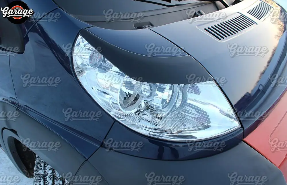 Накладки на веки для фар чехол Peugeot Boxer 2006-2013 АБС-пластик накладки реснички