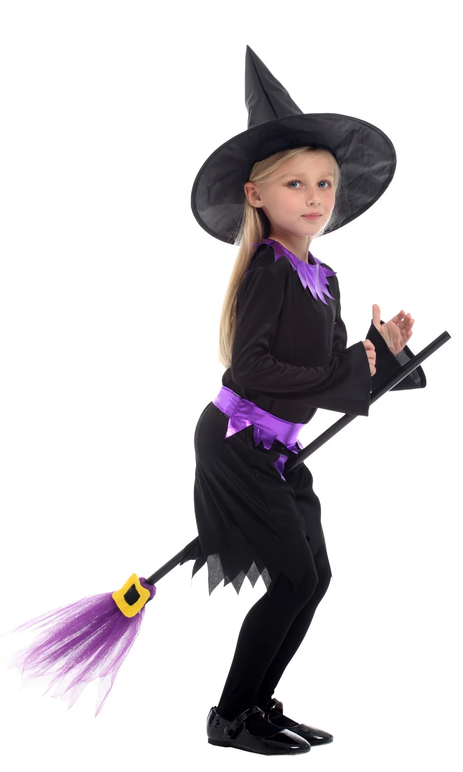 

Shanghai Story Kids Girls Halloween Witch Costumes Christmas Carnival Masquerade Fancy Dress Children Magician Wizard Cosplay