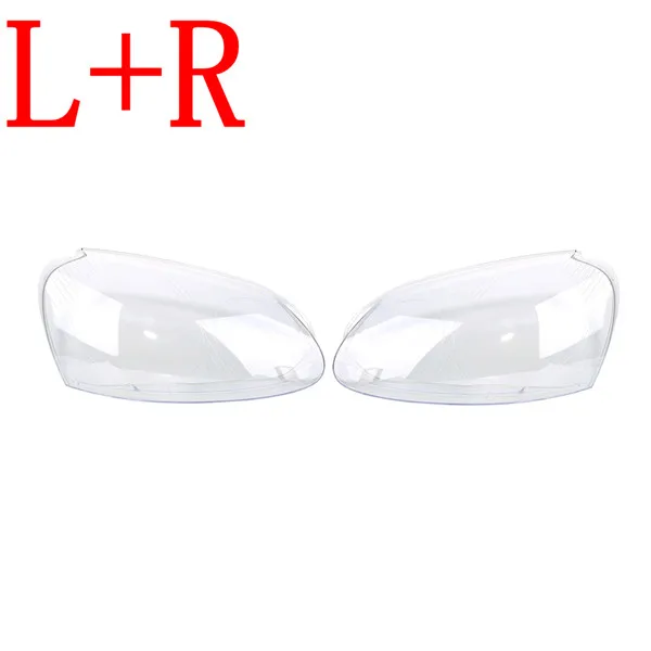L and R Для VW GOLF 5 MK5 2005 2006 2007 2008 2009 автомобильные фары фара крышка для стайлинга замена стекла фары объектив - Цвет: L and R