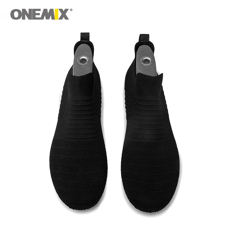 ONEMIX Men Socks Shoes Women Shoes Slip-on Slippers High-Elastic Silk No Glue Environmentally Light Cool Indoor Working Sneakers