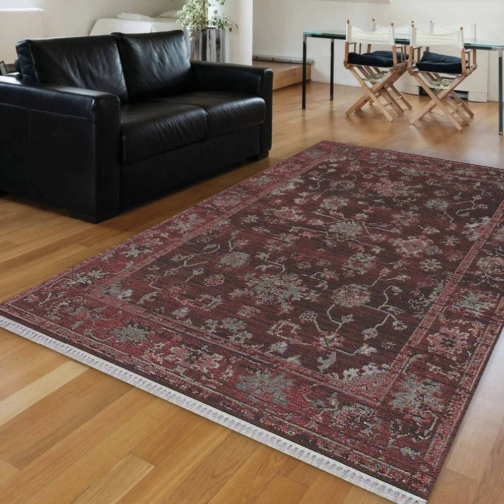 Еще фиолетовый Пол в стиле ретро коричневый серый цветок винтажный 3d принт