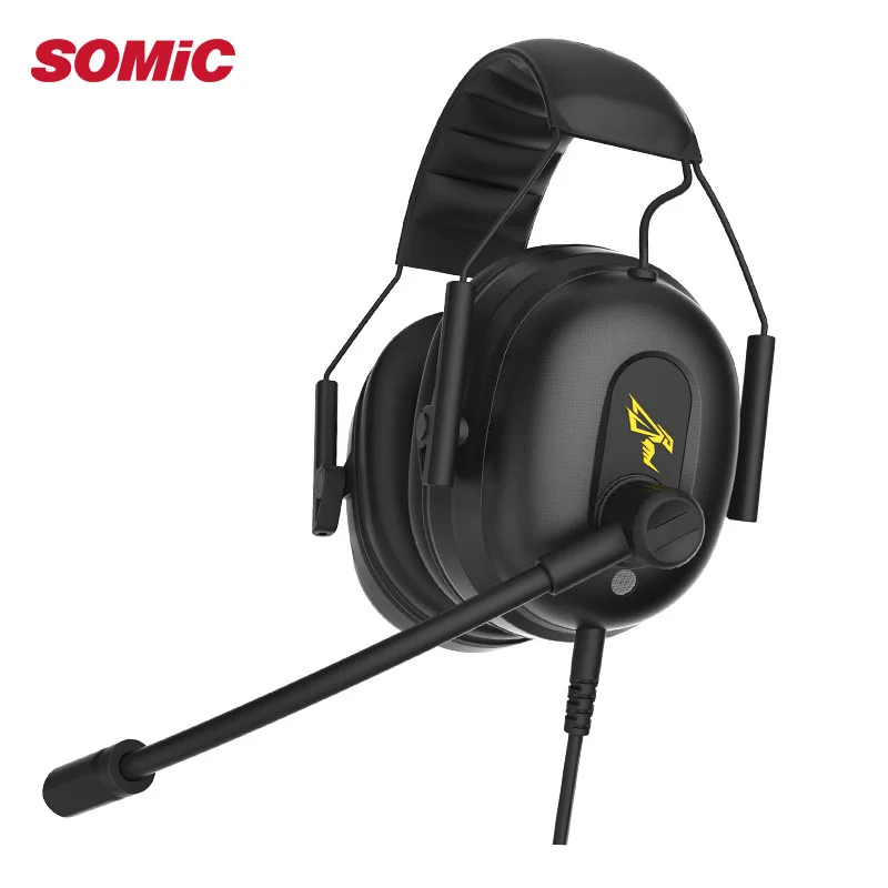 SOMIC G936 Игровые наушники 7 1 USB Виртуальный гарнитуры с микрофоном для компьютера PC