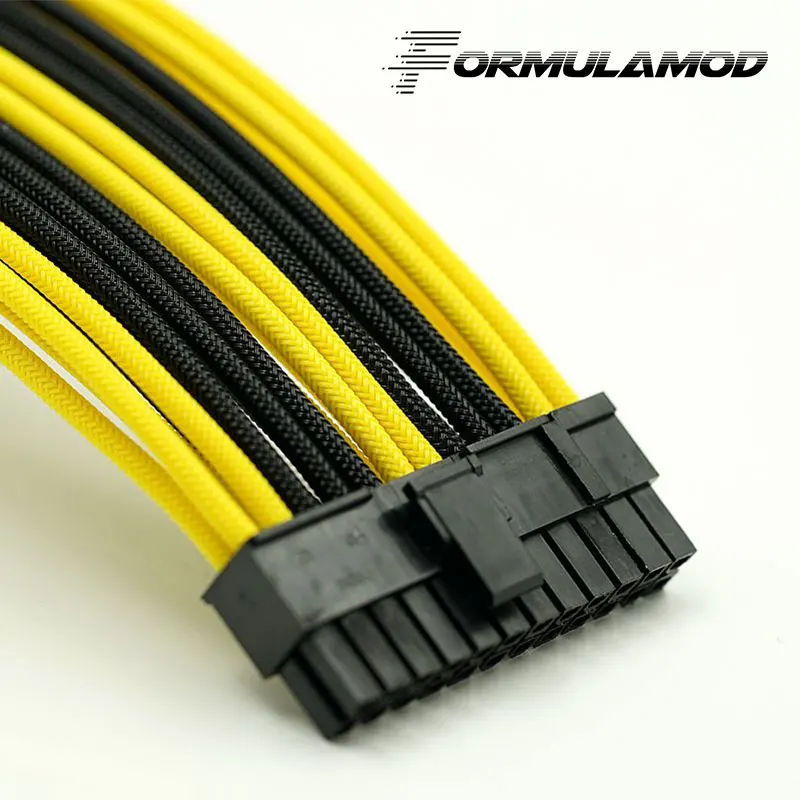 FormulaMod Fm ATX24P C ATX 24Pin материнская плата силовой удлинитель 18AWG многоцветной
