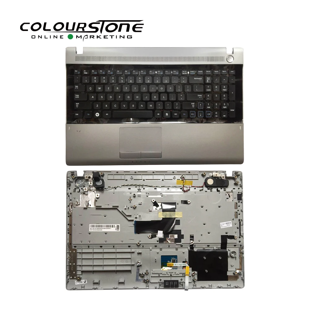 Абсолютно новая клавиатура США для samsung RV509 RV511 RV511 RV513 RV515 RV518 RV520 США Черный Упор для рук на ноутбук клавиатура