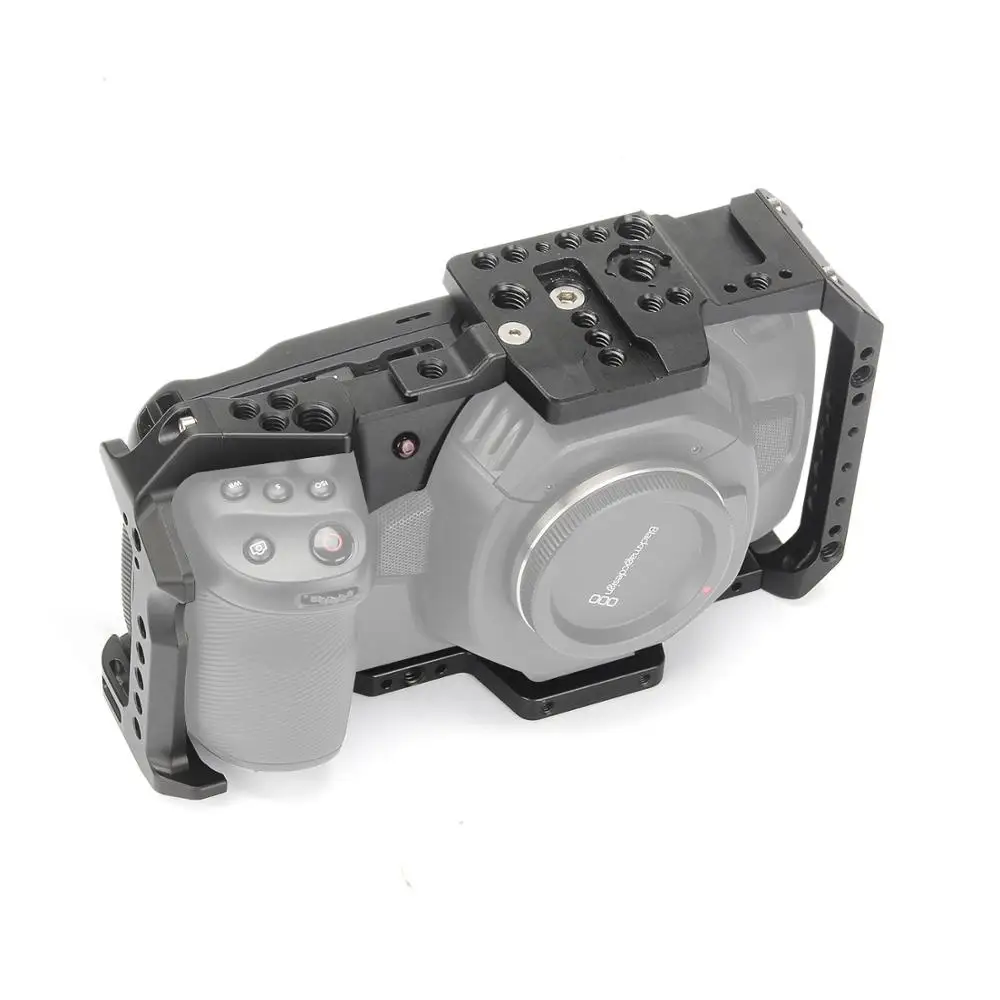 EachRig BMPCC 4K 6K Камера клетка для blackmagic Design карман Кино с креплением вспышки Холодный