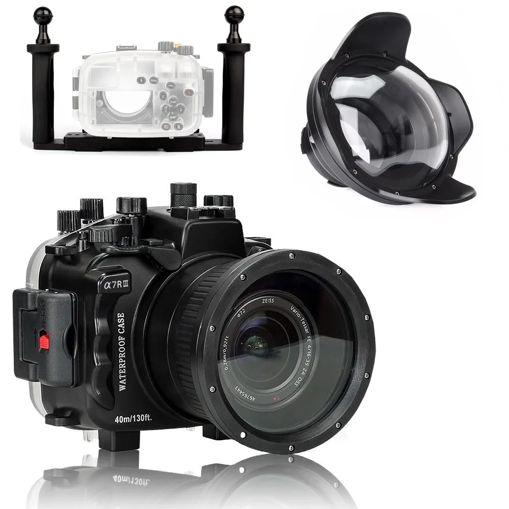 Корпус Подводной Камеры Seafrogs 40 м/130 футов для камеры Sony A7 III A7R A7M3 A7RM3|Сумки