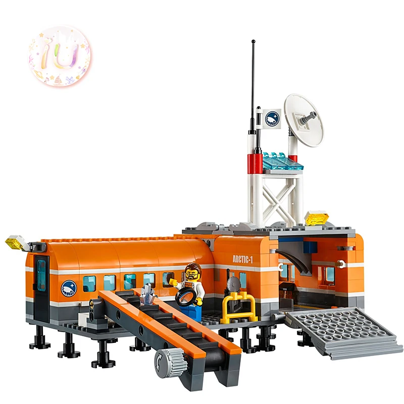 Legoings City Series Arctic Base Camp Set строительные блоки BELA 10442 подарки на день рождения игрушки