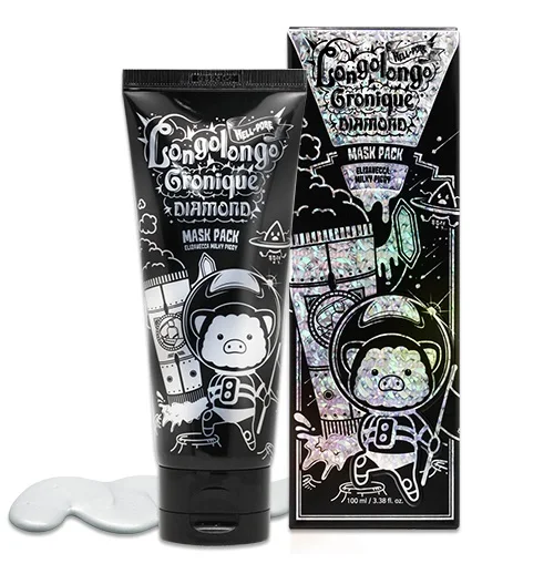 Бриллиантовая маска пленка Elizavecca Milky Piggy Hell pore Longo Gronique Diamond Mask Pack 100 мл Корейская
