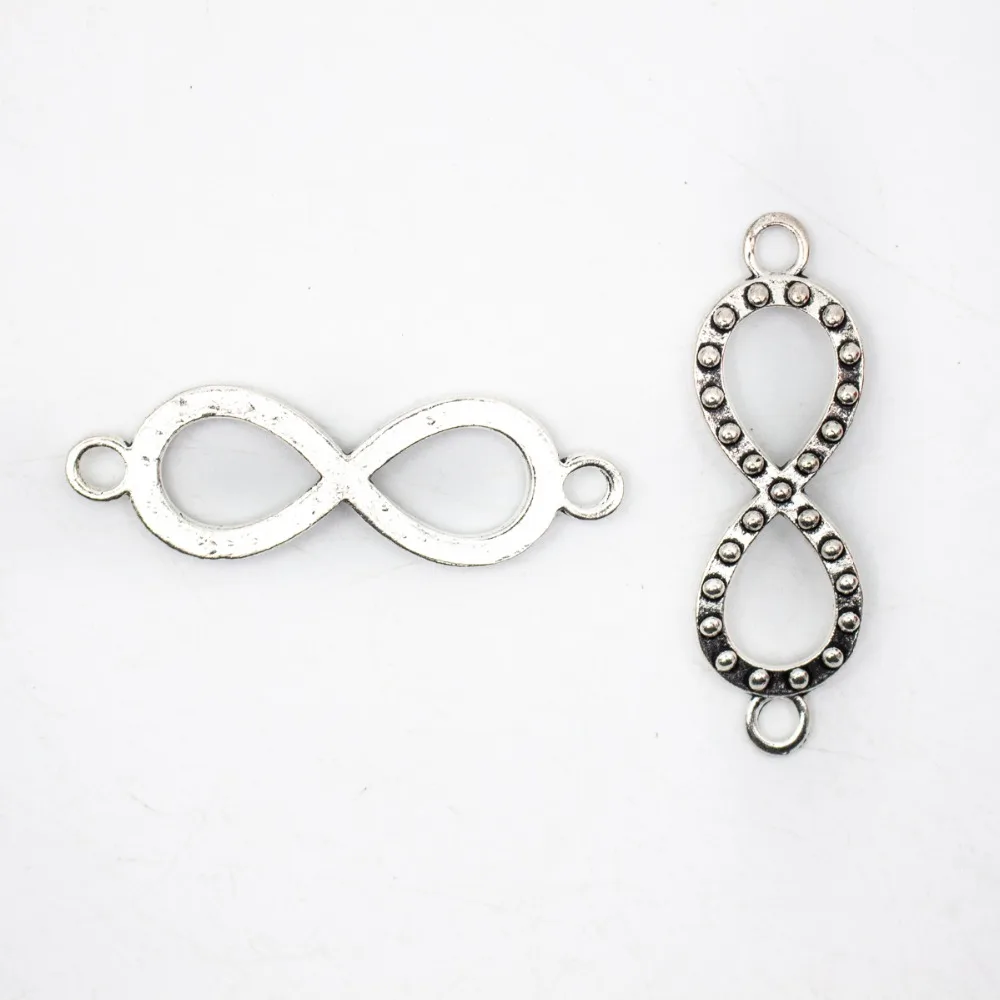 5 units antique silver infinite pendant for bracelet charms jewelry finding suppliers D-3-374 | Украшения и аксессуары