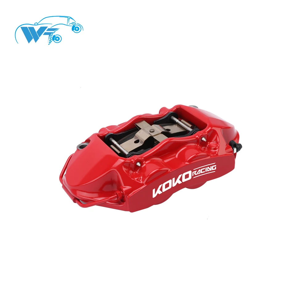 Модифицированные автомобильные тормозные суппорты KOKO RACING 4 piston GT4 с дисковыми