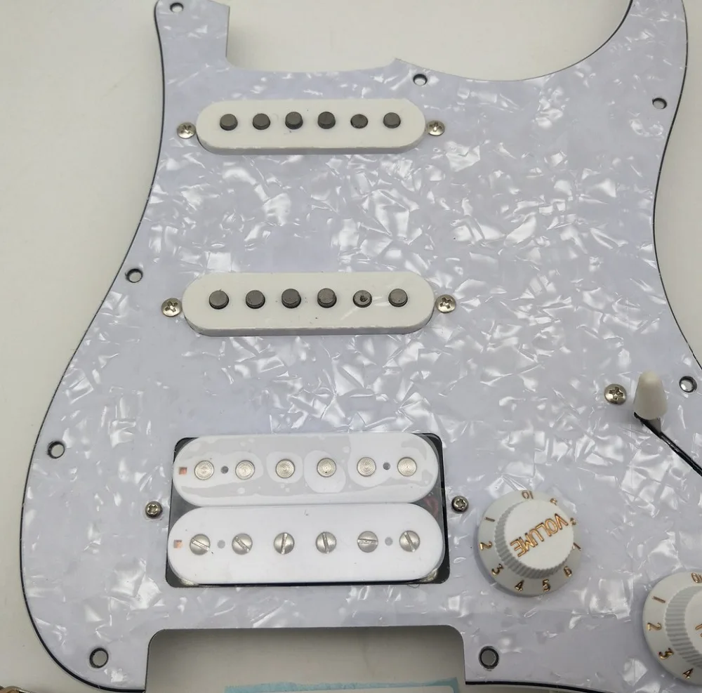 Пикапы для гитары Str 60s Ainico пикапы SSH Pickguard с функцией Push Pull электрической