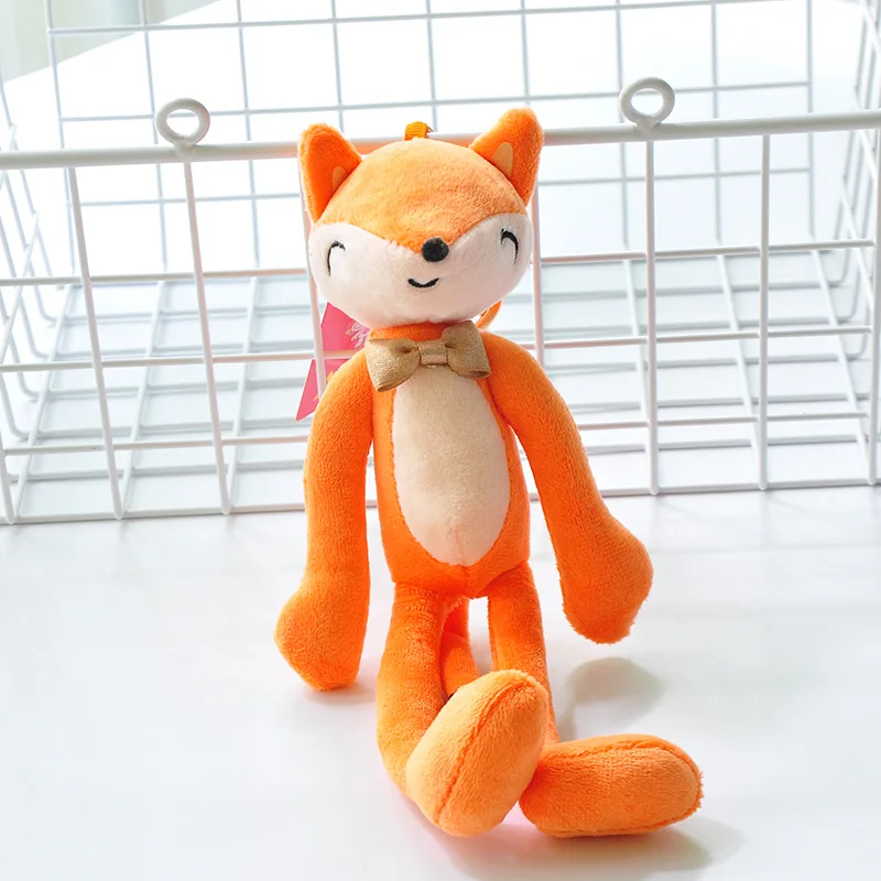 Новые плюшевые игрушки с лисой для детей мягкие животные Детская кукла единорог