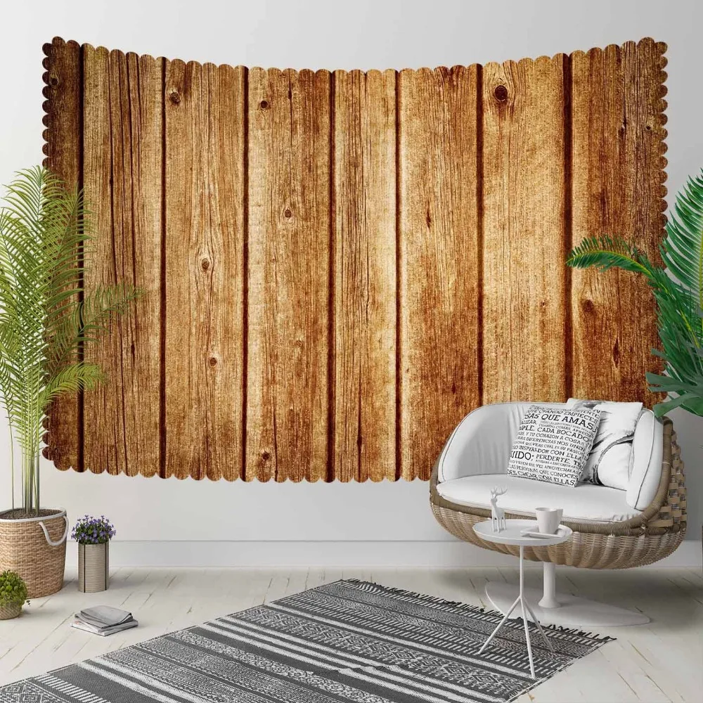 

Else Brown Tree Wood Vintage Aging Floral 3D Print Decorative Hippi Bohemian Wall Hanging Landscape Tapestry Wall Art