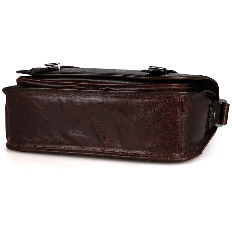 

Genuine Leather Crossbody Bags For Men Vintage Casual Travel Theftproof Big Ipad Phone Shoulder Messenger Bag Male Brand Bags