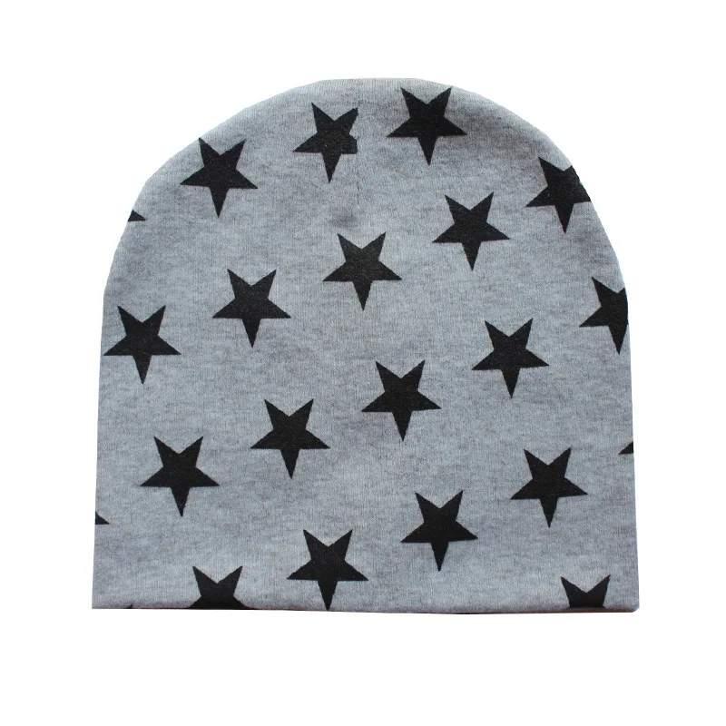 gray star hat 21 цвет; Новинка; хлопковый шарф для малышей; Детский шарф для мальчиков; шейный платок; сезон осень-зима; воротники; шарф для маленьких девочек; аксессуары - Цвет: gray star hat