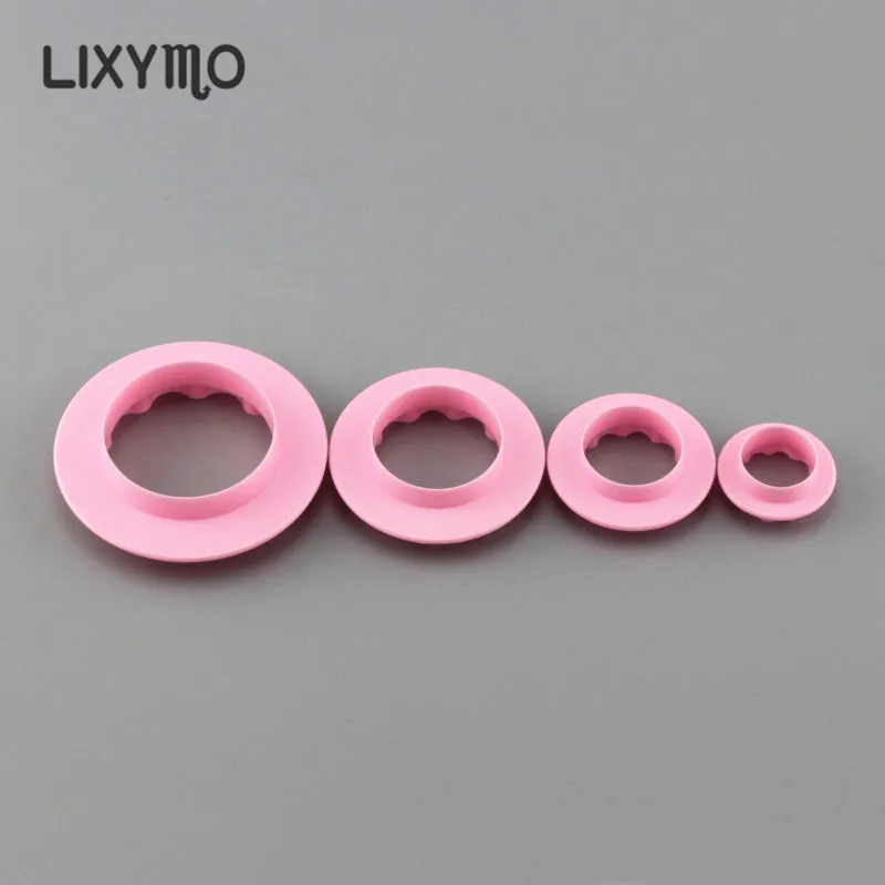 Круглые и волнистые формы для помадки LIXYMO двойная Бриллиантовая картинка