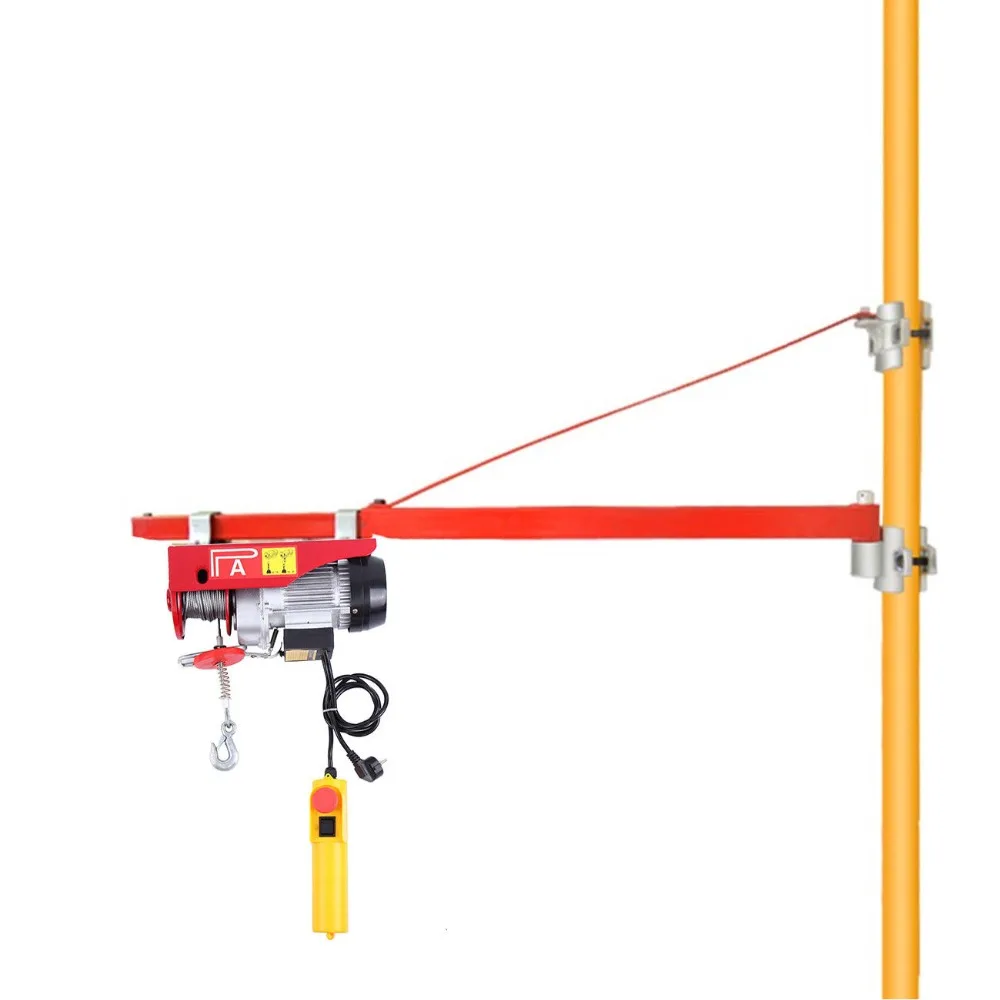 Mini Electric Hoist Winch Crane 200kg Lifting Motor Rope W/ Wireless Remote Control | Инструменты