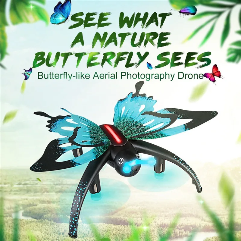 Квадрокоптер JJRC H42WH Wi Fi FPV голосовое управление удержание высоты с бабочками RC