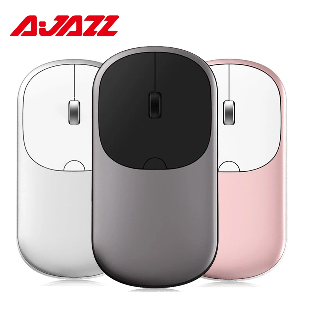 Ajazz I35T Беспроводная 2 4G/Bluetooth 4 0 Двухрежимная легкая офисная мышь 1000 dpi заряжаемая