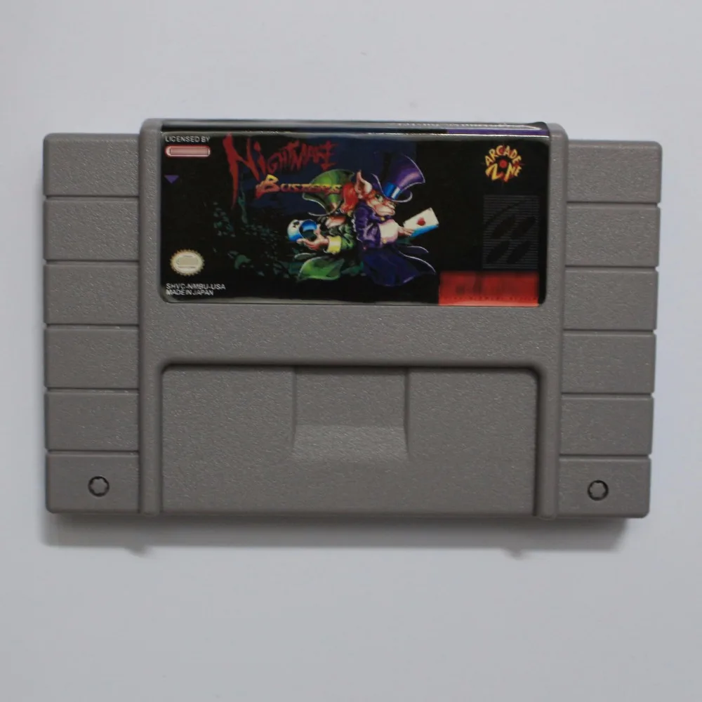 

Игровая Карта Super Busters 16 bit NTSC Big Gray для игровой версии США