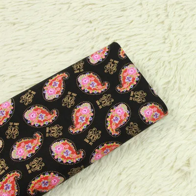 23 half meter cotton plain pulp fabric gilt flower pure cotton handmade DIY patchwork bag cloth B47 - Цвет: 23