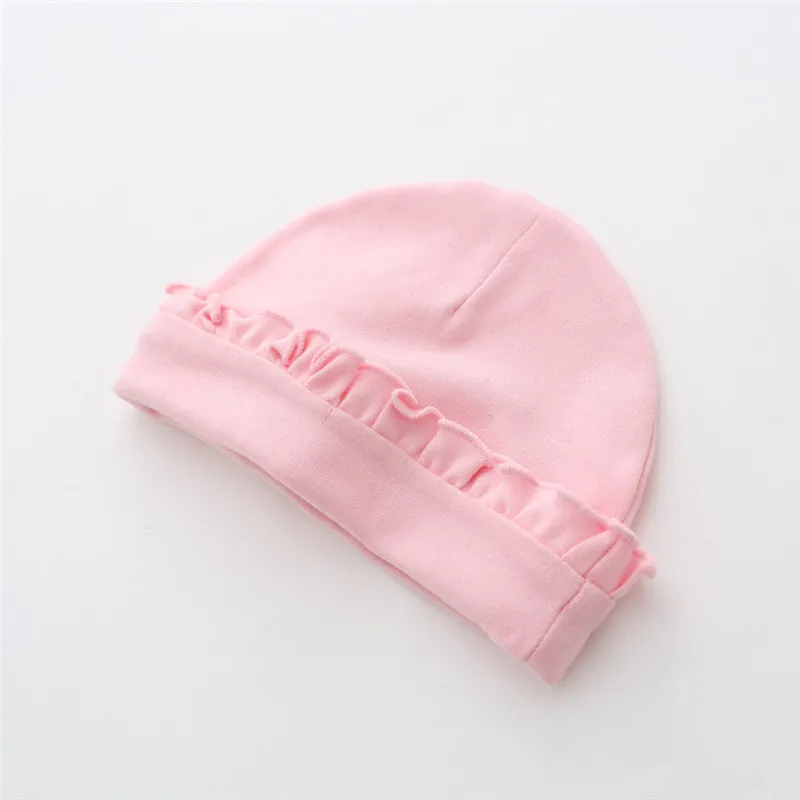 Детская кепка для новорожденных девочек шляпка с цветочным рисунком Хлопковая