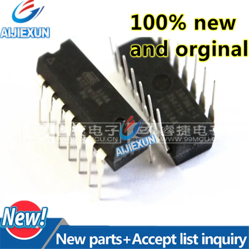 1 шт. новинка 100% оригинальная фонарь ATTINY84V attiny84 DIP14 8 битный микроконтроллер