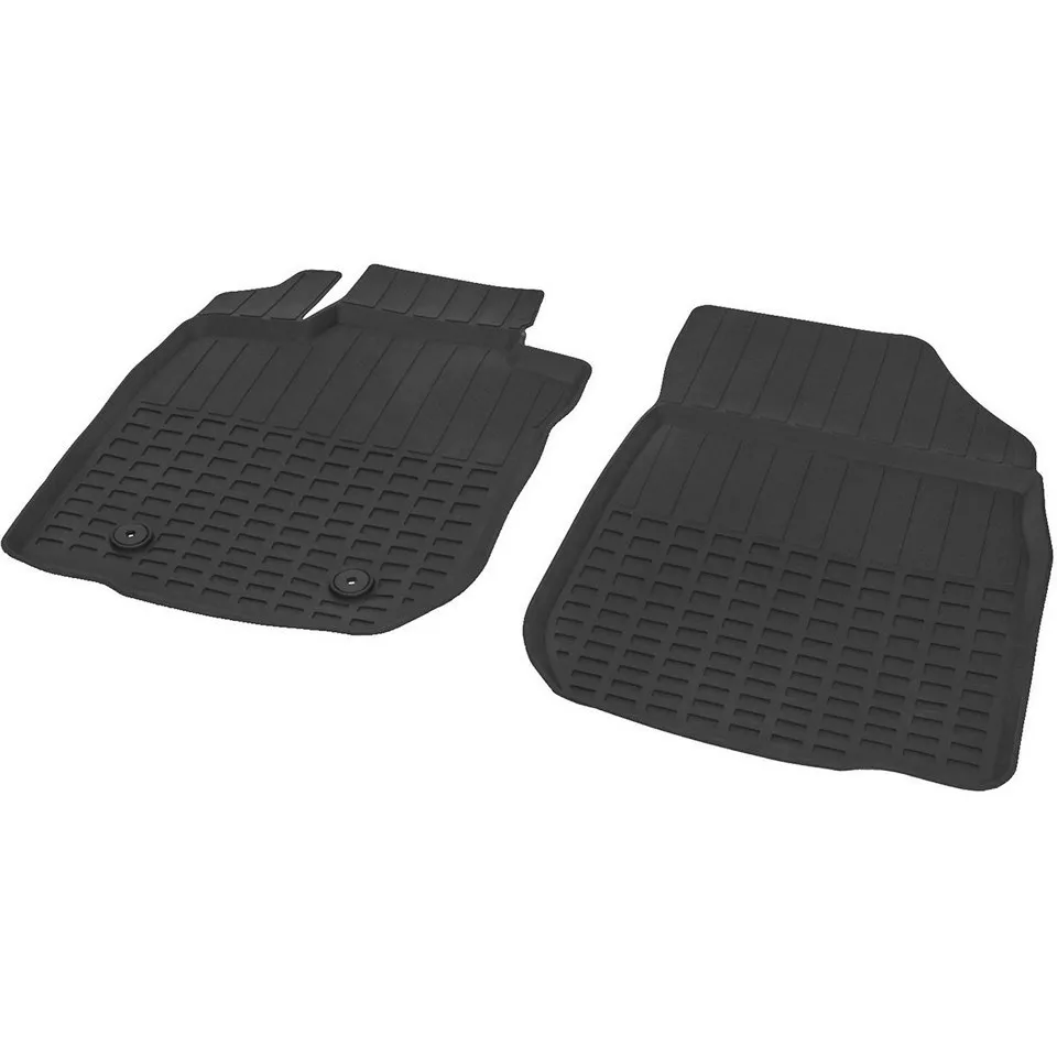 Резиновые коврики для Lada Largus 2012 2019 передние в салон 2 шт./комплект Rival