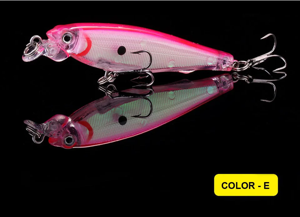 WALK FISH 1 шт. 8 см/7,6 г жесткие приманки Реалистичная Рыба Гольян рыболовные приманки Искусственные пластиковые воблеры рыболовные снасти Pesca