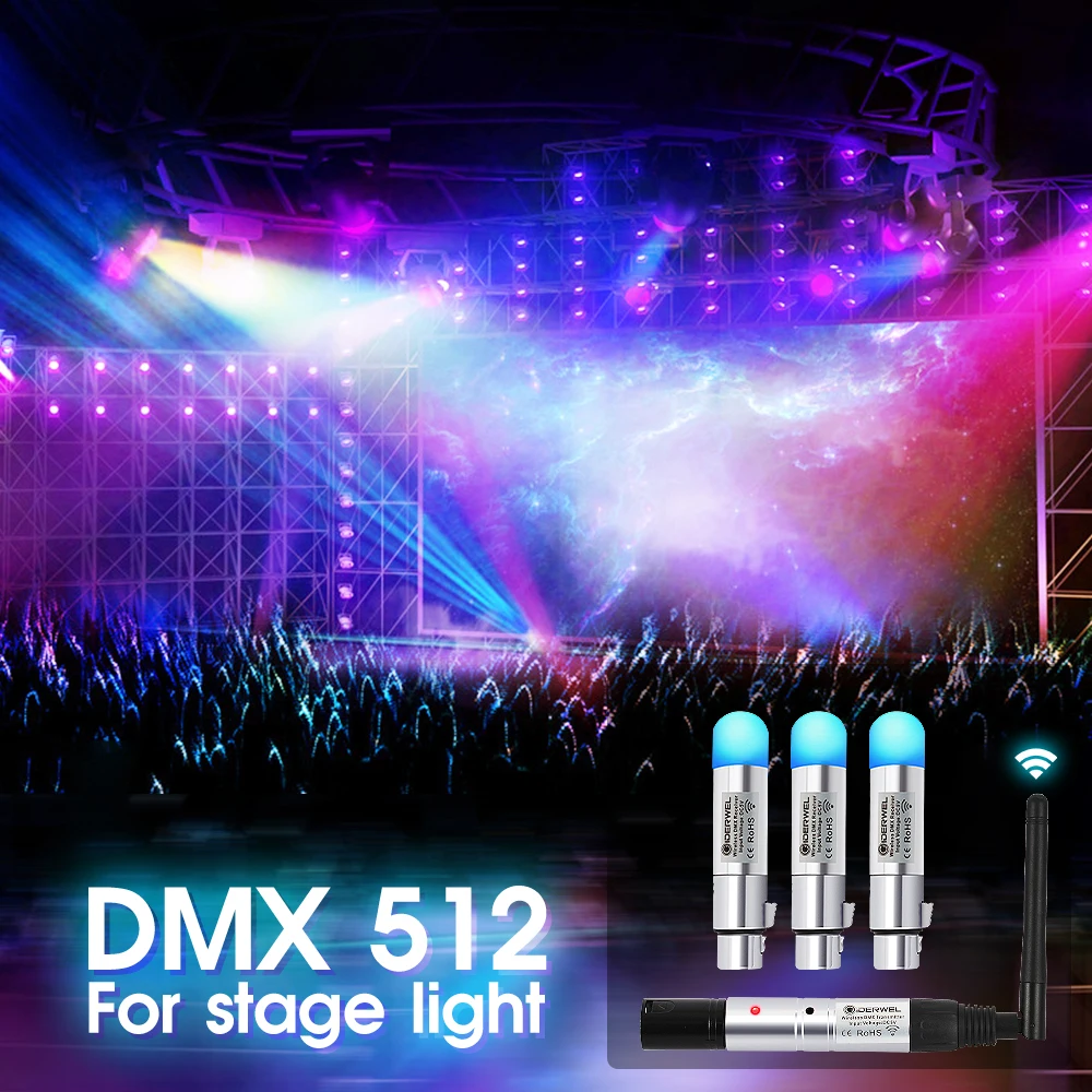 DJ диско DMX512 Dfi 2,4G Беспроводной передатчик световой контроль беспроводной, DMX 512 приемник для Светодиодный свет сценический Световой индикатор