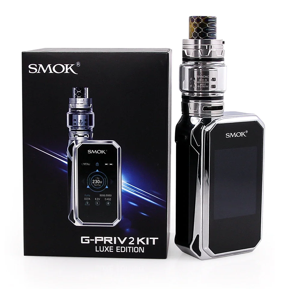 Оригинальный вейп комплект SMOK 2 Luxe Edition с сенсорным экраном 230 Вт 8 мл TFV12 Prince Tank