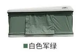 white green Открытый всплывающий ABS Кемпинг на крыше подсветка салона автомобиля палатка для автомобилей грузовиков внедорожников кемпинг для путешествий, походная - Цвет: white green