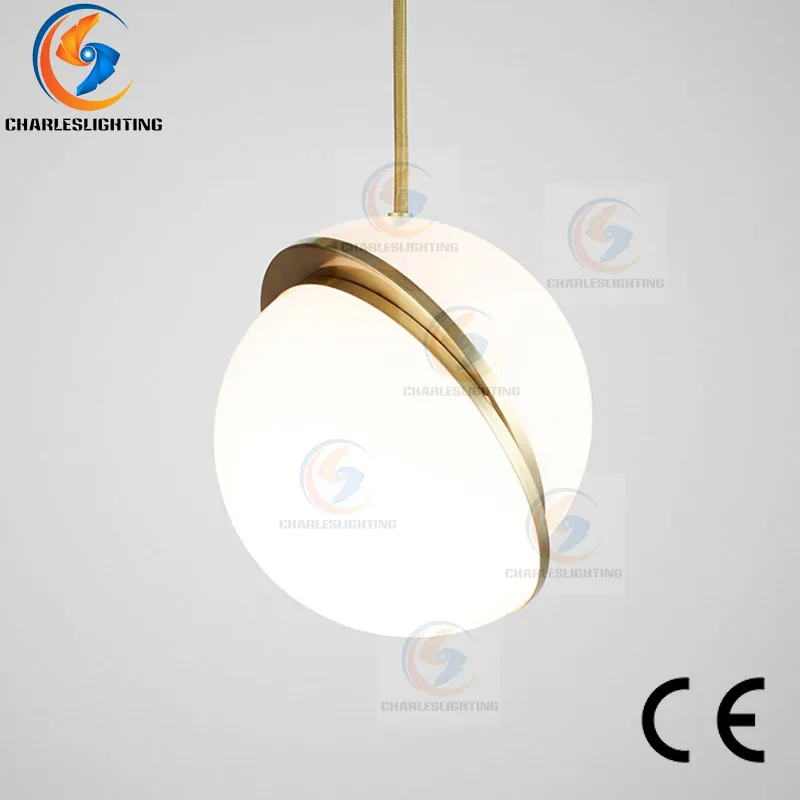 CHARLESLIGHTING современные молочные глобусы акриловые подвесные светильники для