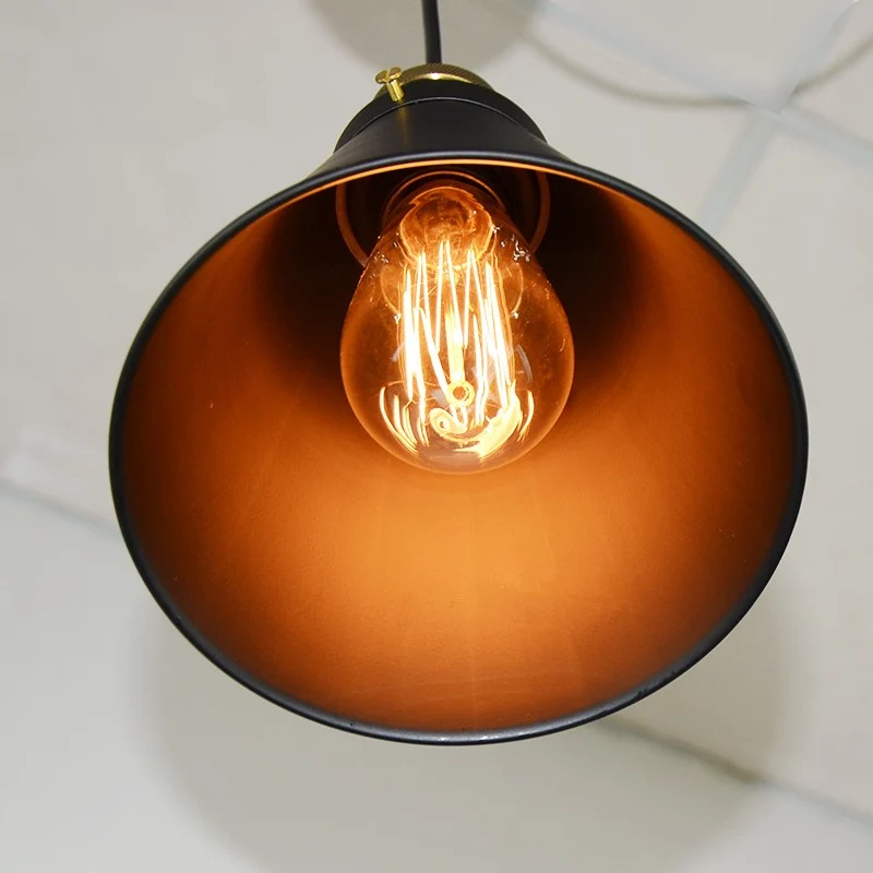 

Black retro iron Pendant Lights Musical Instrument Hanging loft Pendant Lamp Light For Restaurant Lamp Bar Home Lighting