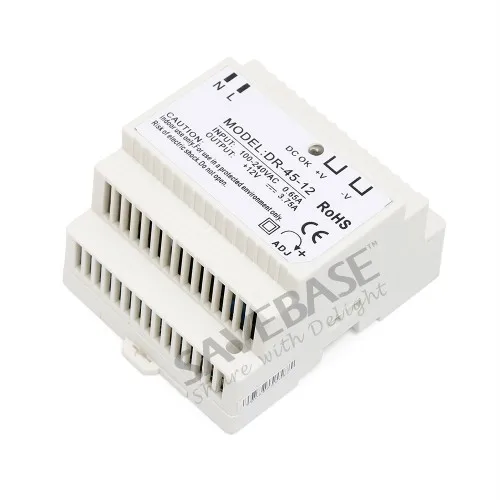 Источник питания Din 45W 12V для видеодомофона и системы контроля доступа|Аксессуары