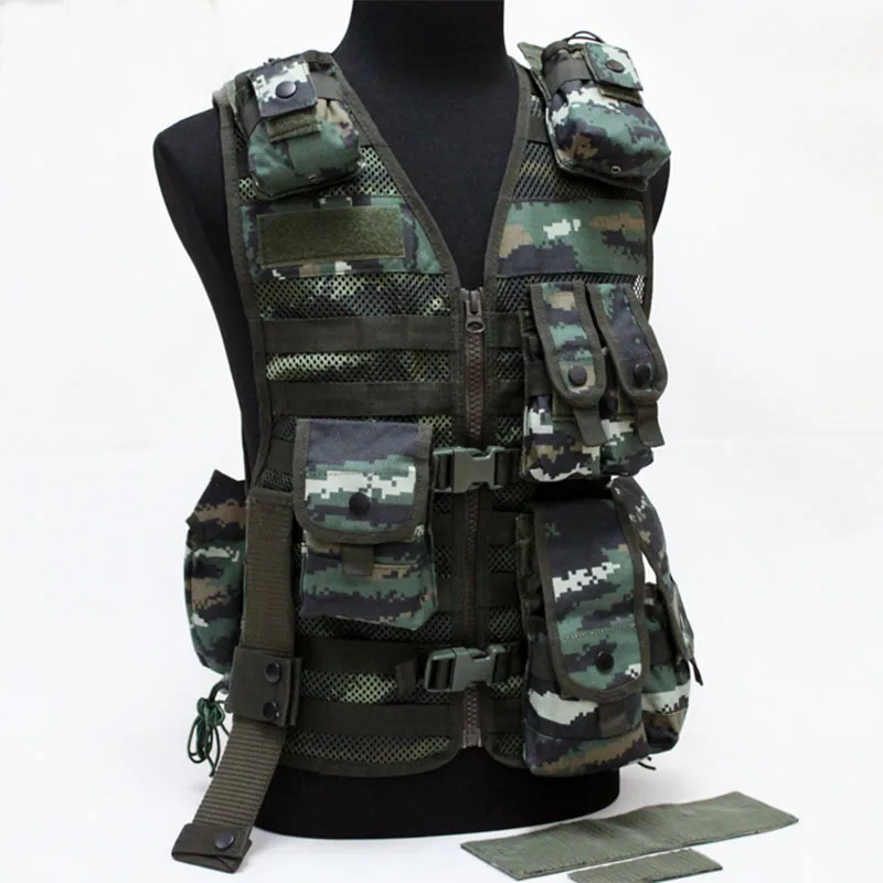 Камуфляжные военные жилеты дышащая Съемная нападение Защита жилет тактический