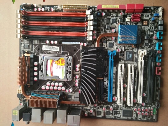 LGA1366 для ASUS P6T Deluxe V2 оригинальная б/у настольная X58 1366 материнская плата