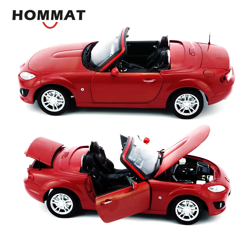 Домашний коврик имитация 1:18 весы Mazda MX 5 Cabriolet из сплава литая под давлением модель