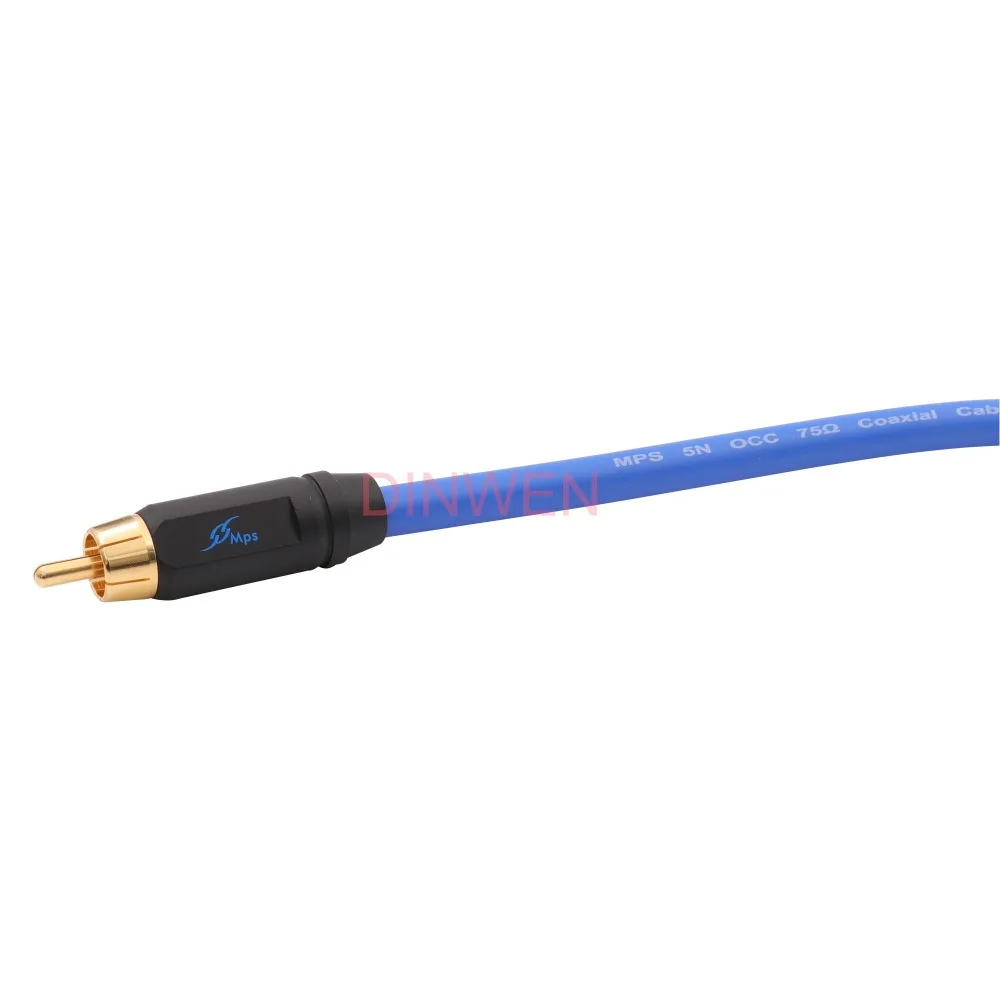 MPS M 75 99.9997% 5N OCC SPDIF коаксиальный кабель 75ohm Hifi аудио цифровой AV RCA провод для