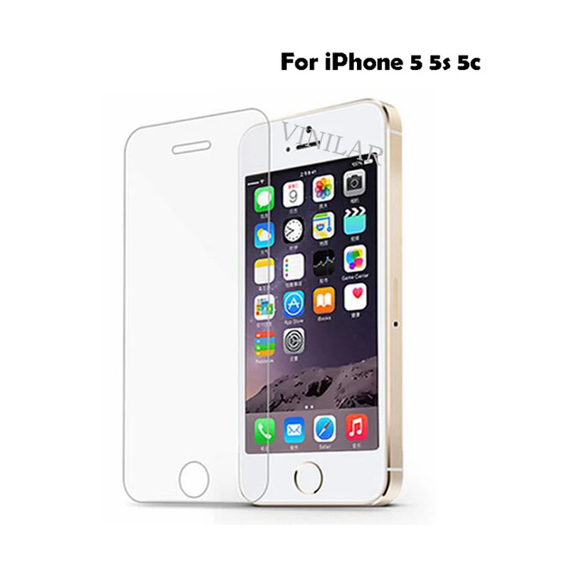 2.5D Закаленное стекло пленка для iphone se на 5s Защитное закаленное iPhone 5 9h|Защитные