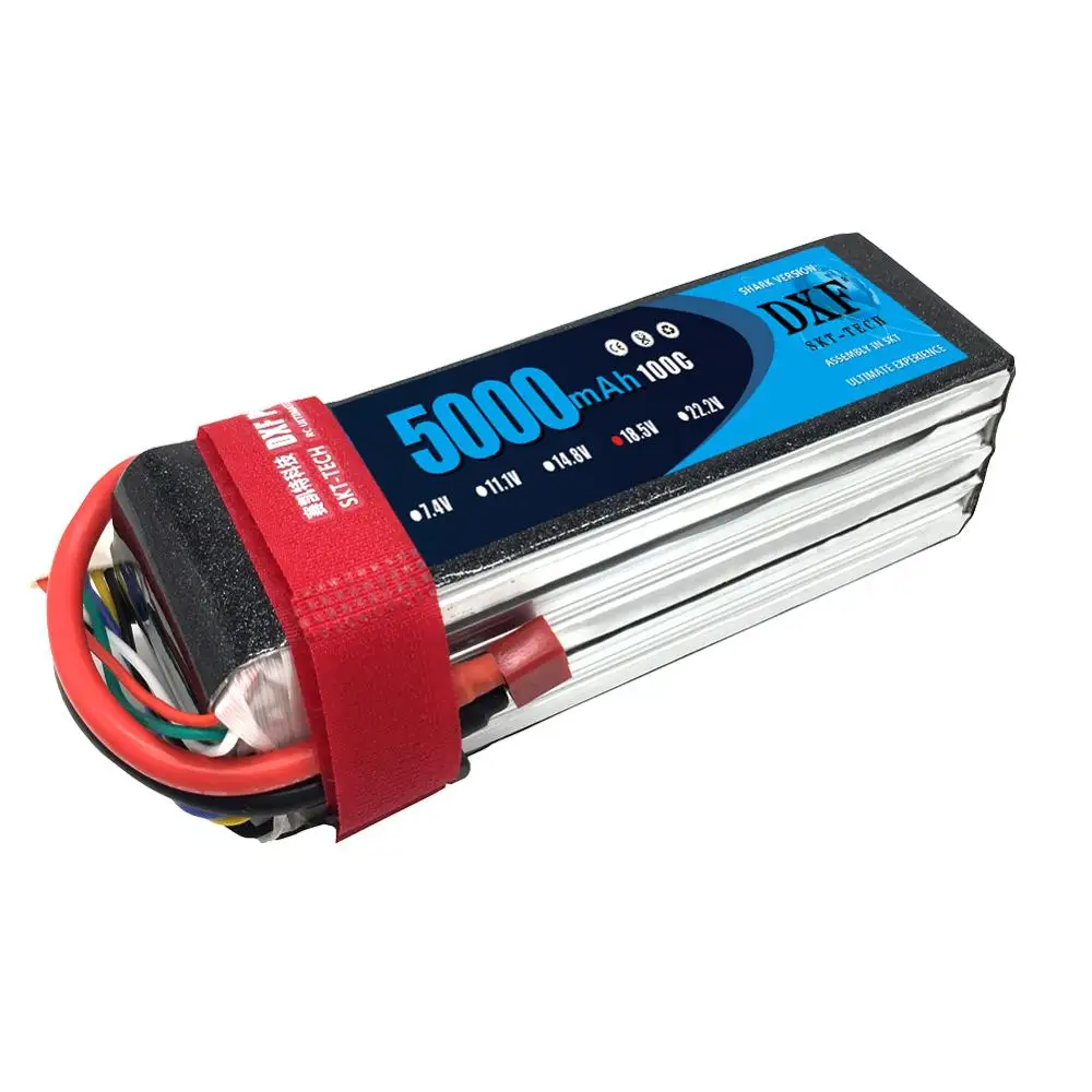 Графеновый аккумулятор DXF Lipo 5S 18 5 в 5000 мАч 100C Burst 200C XT90 XT60 T ремешок с высокой