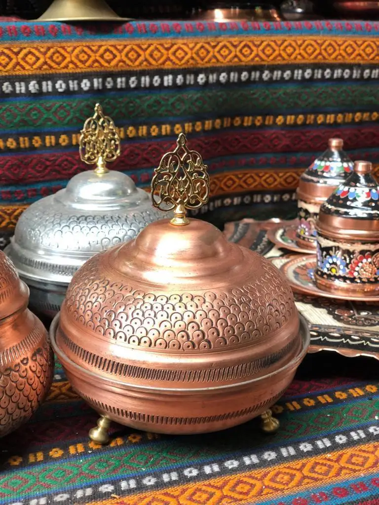 Шикарная Выгравированная Copperplate винтажный подарок Турецкая Сладкая