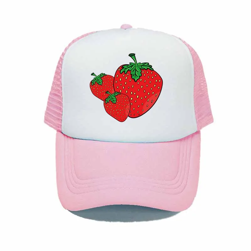 Новое поступление Весна Лето Досуг свежие фрукты Snapback шляпа магазин клубника