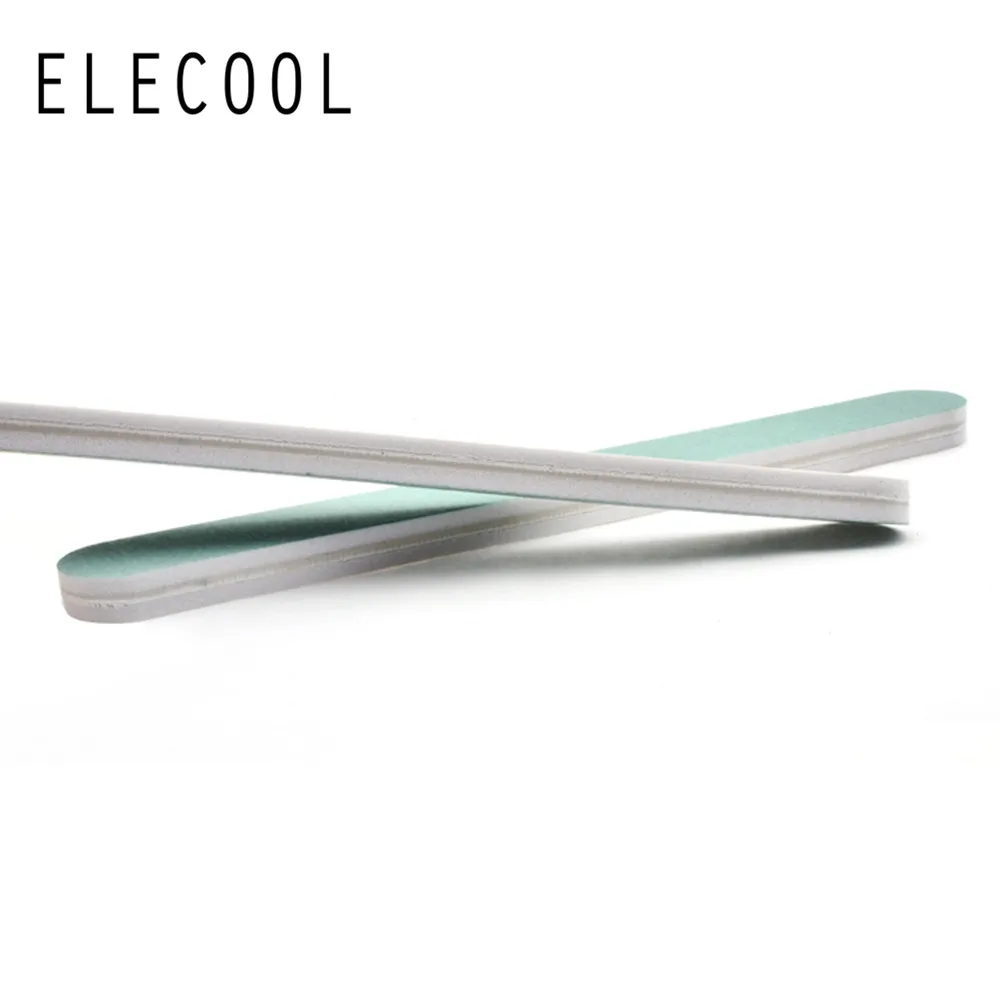 ELECOOL 2 шт. профессиональная пилка для ногтей буфер Полировочный блок шлифовальный