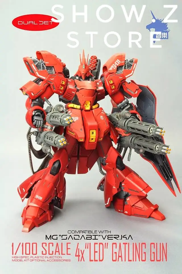 [Show. Z магазин] Жиль ZL MG 1/100 4X Sazabi MSN 04 пулемет Гатлинга добавить на Комплект w