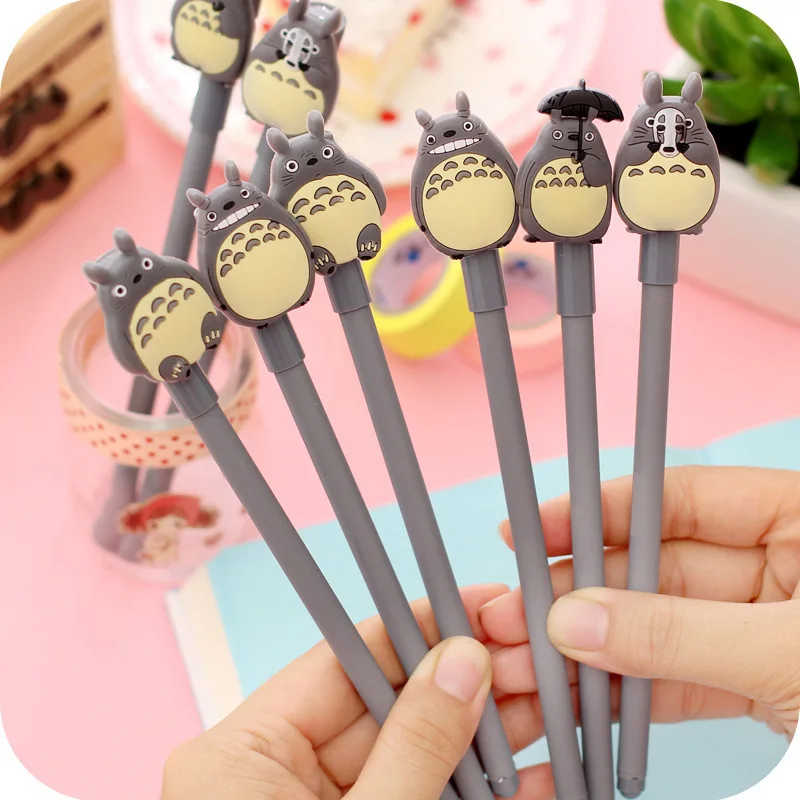 

1PCS Cute Novelty My Neighbor Totoro Gel Ink Pens Signature Pen Escolar Papelaria Office School Supply Promotional Student Gift