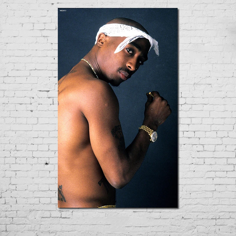 Постер COSY MOMENT tupac хип хоп музыка певица звезда 2PAC постер с HD печатью черно белый