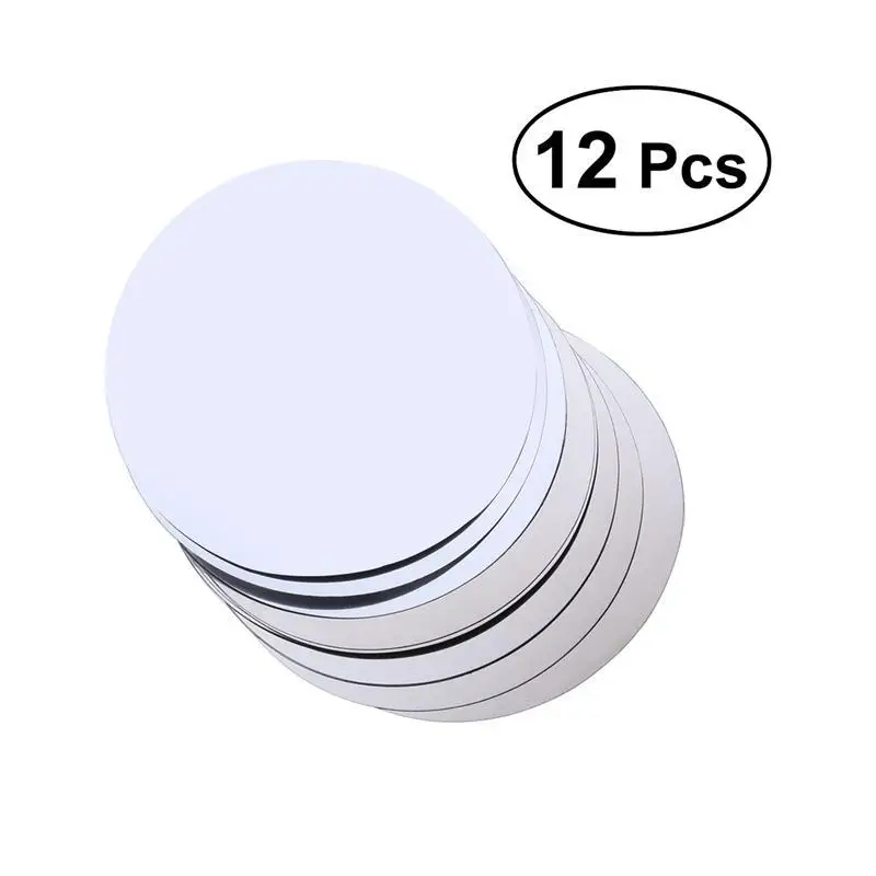 

12pcs Aluminum Foil Wine Pourer Disc Flexible Drip Stop Pour Spouts Disk (Silver)